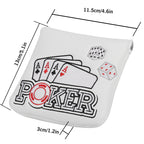 Four Aces Poker Large Mallet Putter Head Cover-CraftsmanGolf