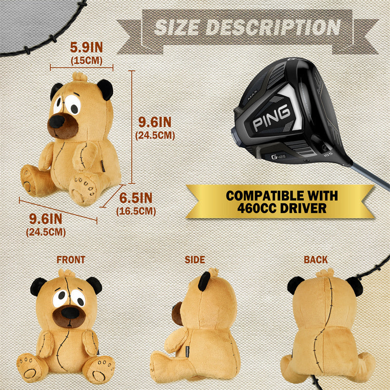 Bear Head Cover Golf - Craftsman Golf