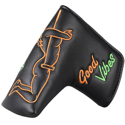 Good Vibes Golf Club Blade Putter Head Cover - Craftsman Golf