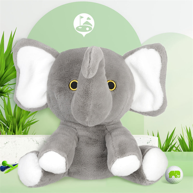 Grey Elephant Animal Golf Club Driver Head Cover - Craftsman Golf