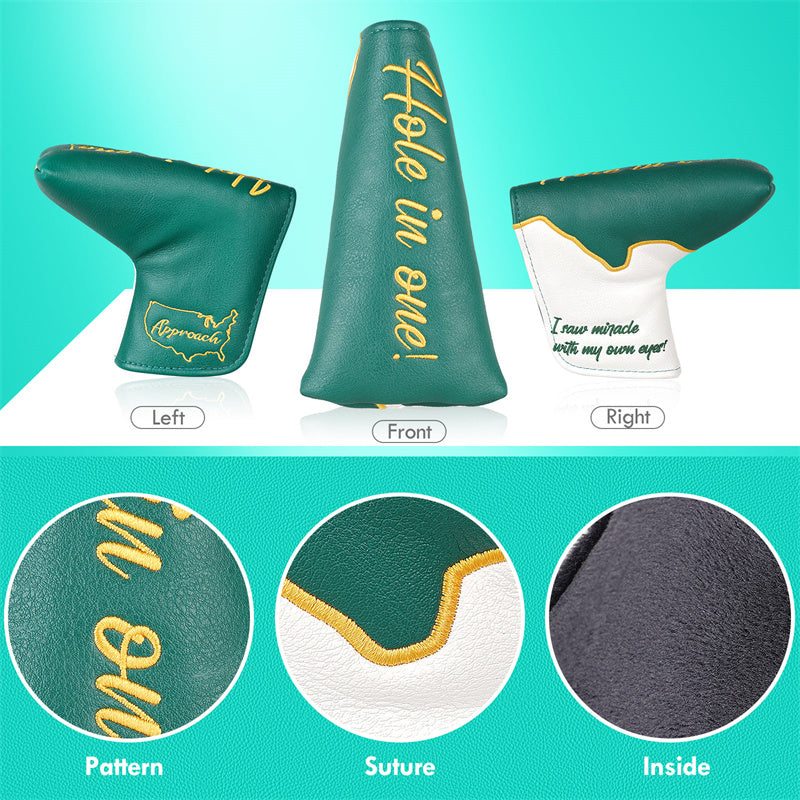 HOLE IN ONE Golf Club Blade Putter Head Cover - Craftsman Golf