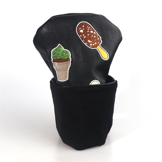 Ice Cream Leather Golf Club Driver Head Cover - Craftsman Golf