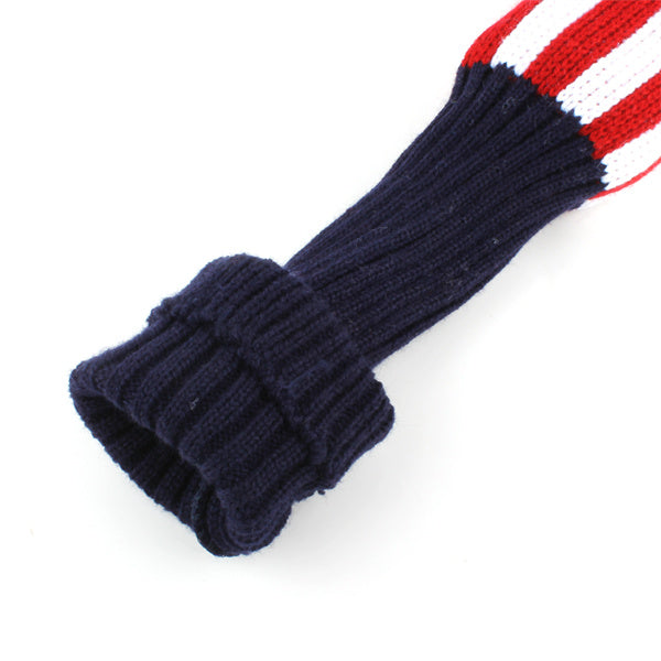 Knitted Stars Pom Pom Wood Head Covers Set 3pcs-CraftsmanGolf