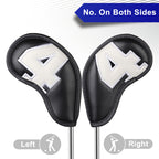 Large Number Leather Magnetic Iron Head Covers 10pcs