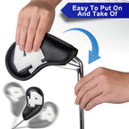 Large Number Leather Magnetic Iron Headcovers 10pcs