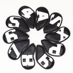 Large Number Leather Magnetic Iron Head Covers 10pcs