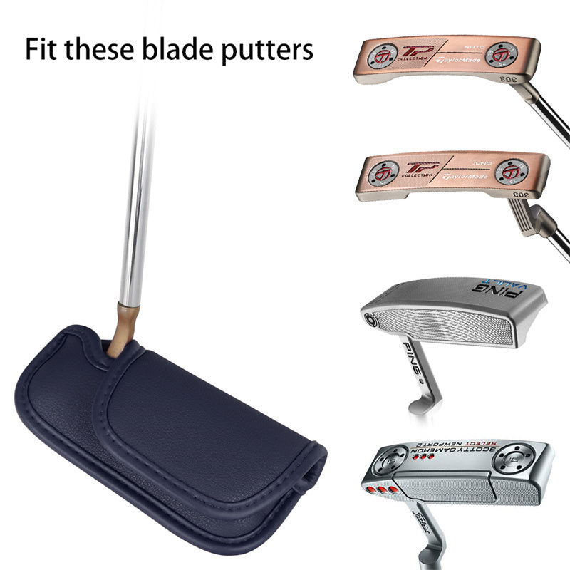 Leather Golf Putter Blade Head Cover - Craftsman Golf