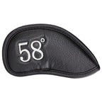 Leather Wedge Iron Head Covers 48° 50° 52° 54° 56° 58° 60° 62°-CraftsmanGolf