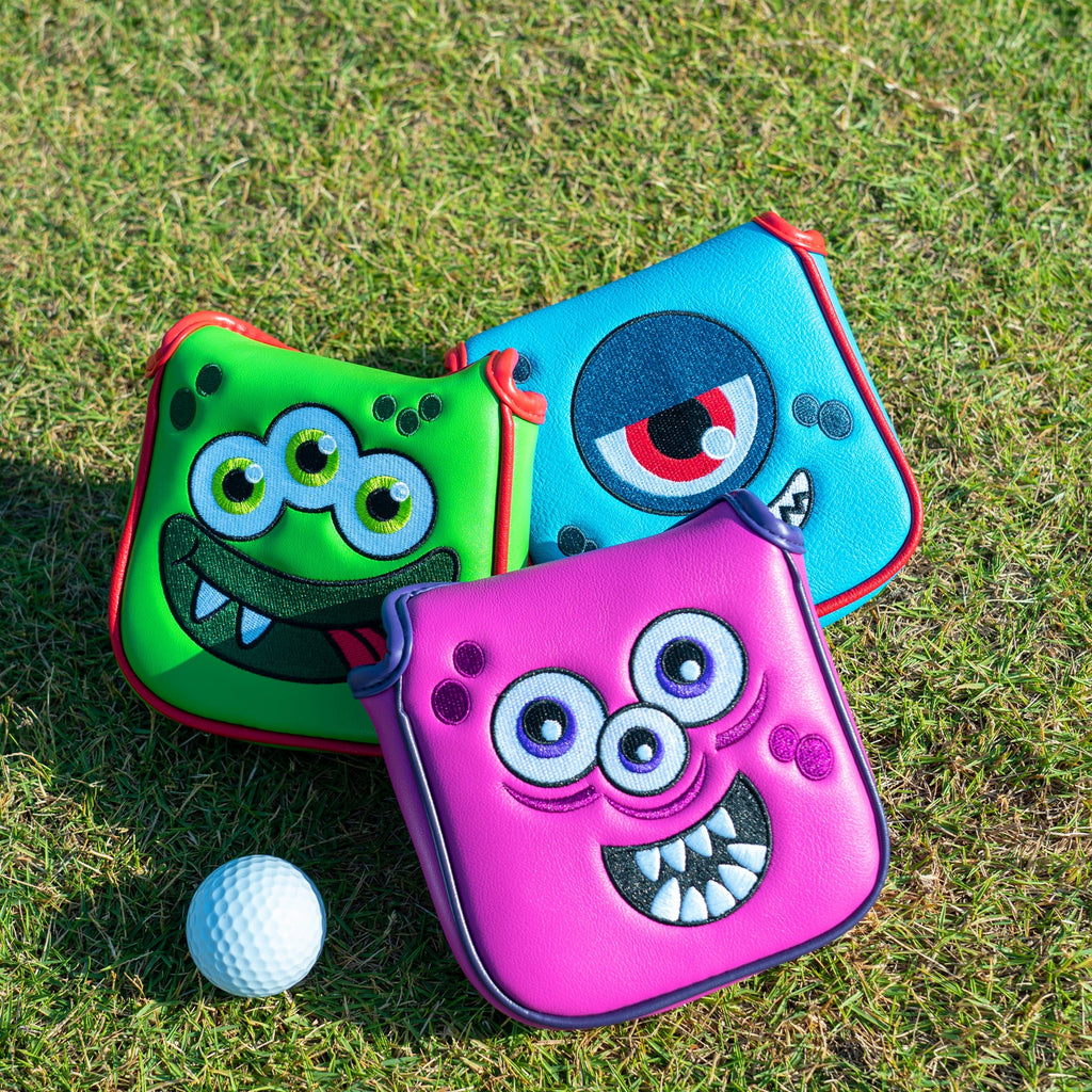 3-Eyes Monster Golf Club Square Mallet Putter Head Cover
