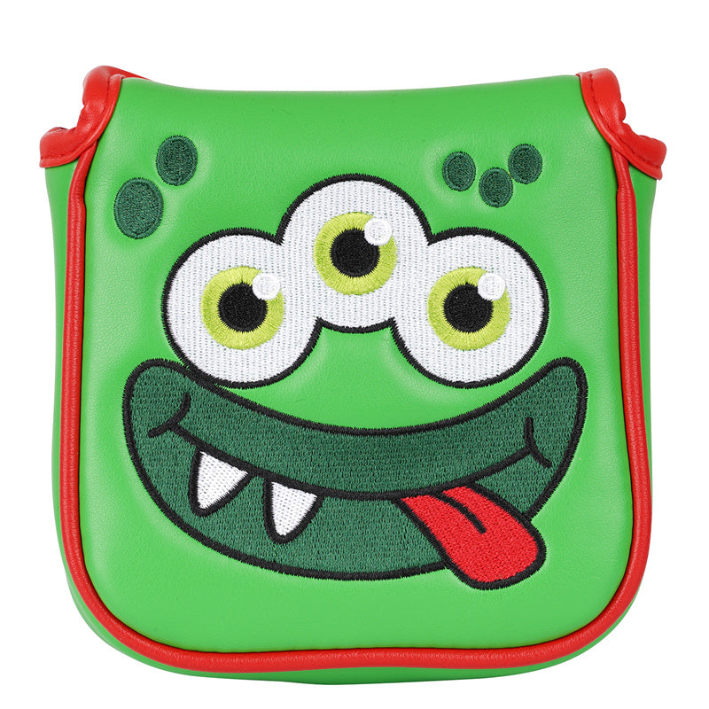 3-Eyes Monster Golf Club Square Mallet Putter Head Cover