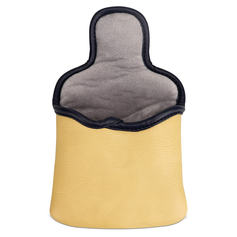 Muddy Yellow PU Leather USA Flag Large Mallet Putter Head Cover - Craftsman Golf