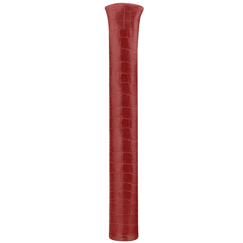 Personalized Crocodile Pattern Leather Alignment Stick Cover - CraftsmanGolf