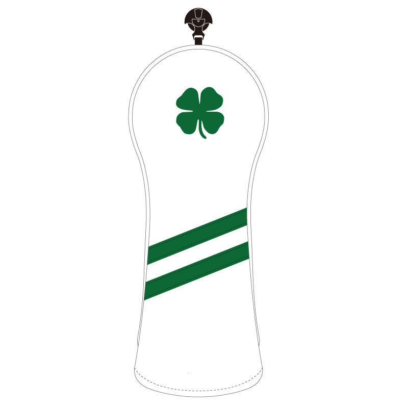 Personalized Green Lucky Clover Wood Head Covers - Craftsman Golf