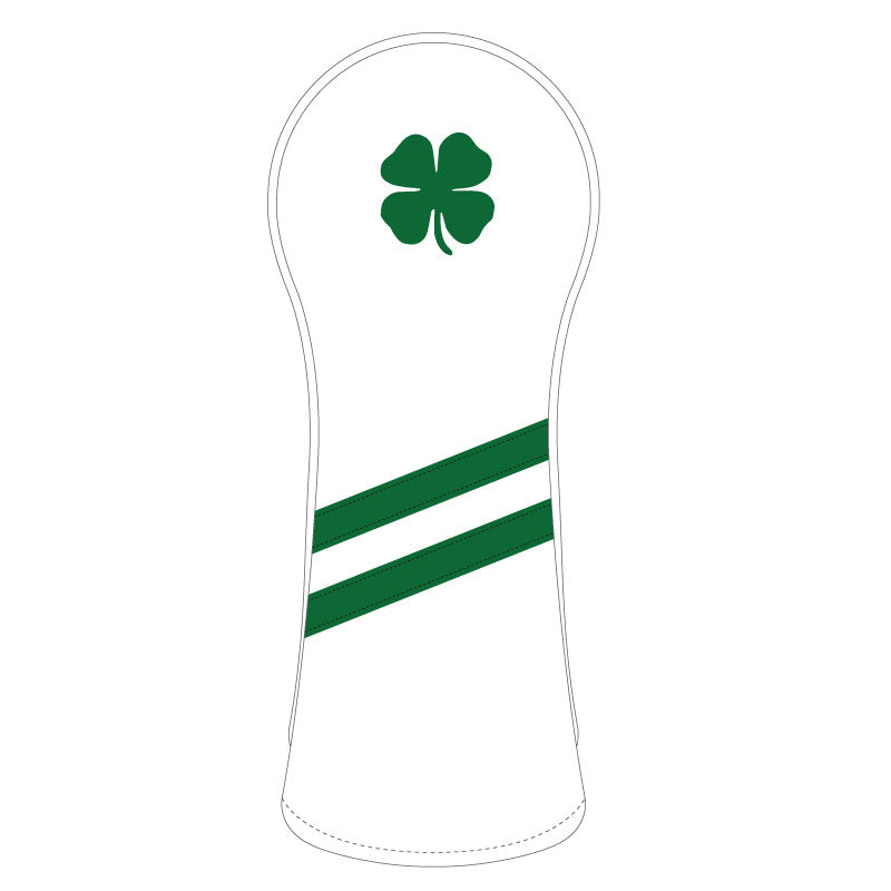 Personalized Green Lucky Clover Wood Head Covers - Craftsman Golf