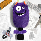 Purple Monster Golf Club Driver Head Cover