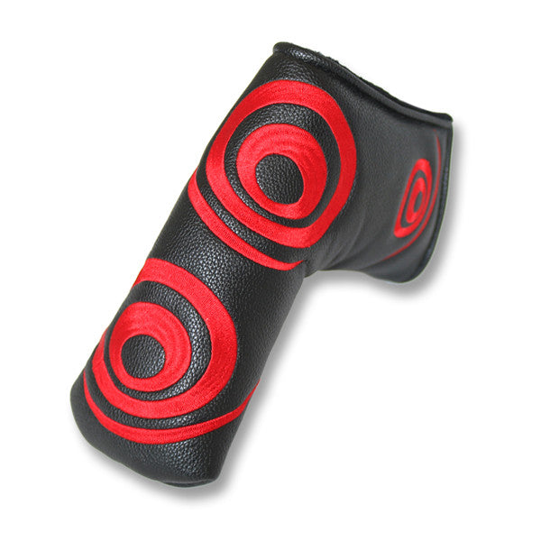 Red Circle Swirl Blade Putter Headcover-Craftsman Golf