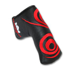 Red Circle Swirl Blade Putter Headcover-Craftsman Golf