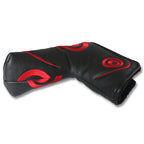 Red Circle Swirl Blade Putter Headcover-Craftsman Golf