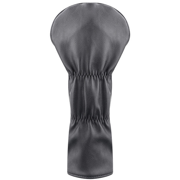 Craftsman Golf Shark Embroidered Black Leather Golf Head Covers