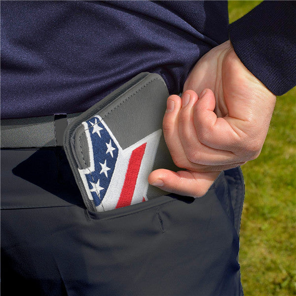 Stars Flag Scorecard & Yardage Book Holder-CraftsmanGolf