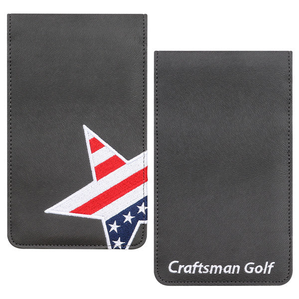 Stars Flag Scorecard & Yardage Book Holder-CraftsmanGolf