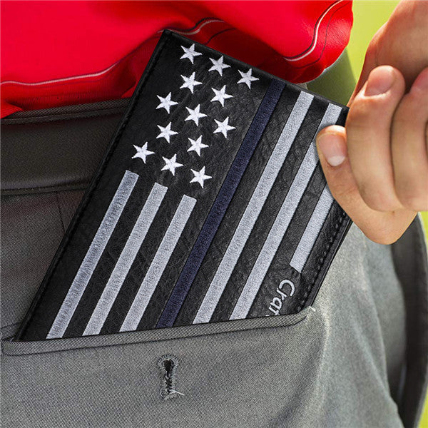 Stars and Stripes Scorecard and Yardage Book Holder - CraftsmanGolf