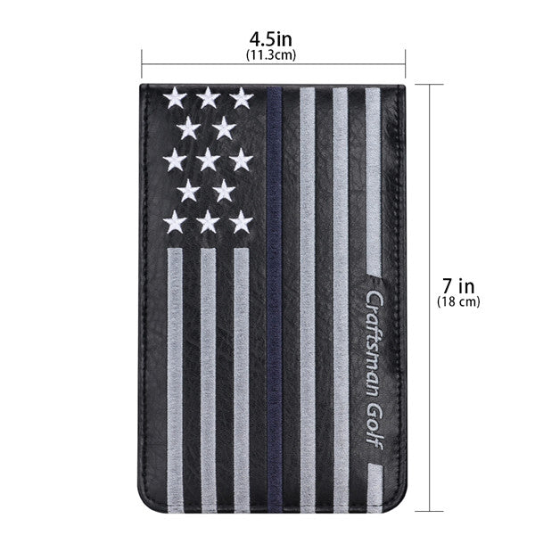 Stars and Stripes Scorecard and Yardage Book Holder - CraftsmanGolf