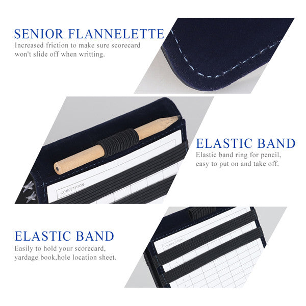 Stars and Stripes Scorecard and Yardage Book Holder - CraftsmanGolf