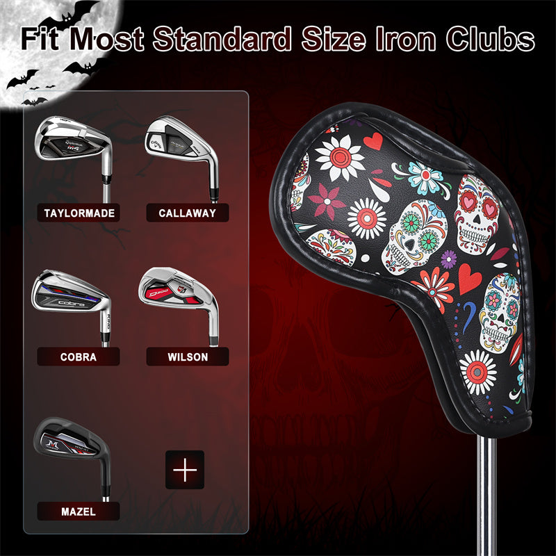 Sugar Skulls Iron Headcover Set