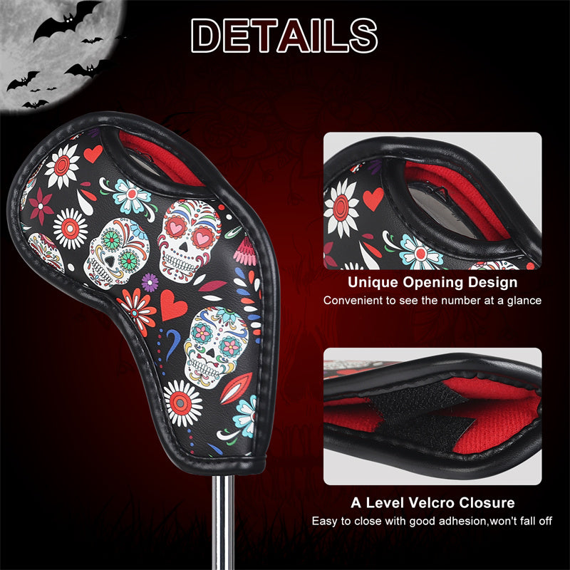 Sugar Skulls Iron Headcover Set