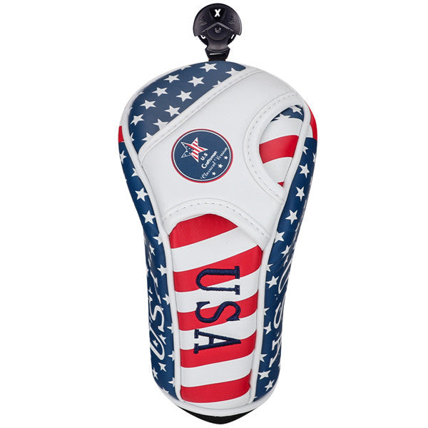 USA Flag Golf Wood Head Covers-CraftsmanGolf
