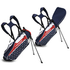 USA Stars Lightweight Golf Stand Bag With Rain Cover Strap - Craftsman Golf
