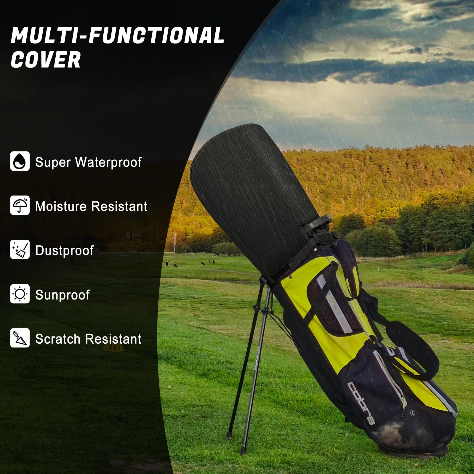 Waterproof Golf Bag Rain and Dust Covers