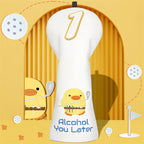 Alcohol You Later Golf Club Head Covers Set (Driver+Fariway+Hybrid)