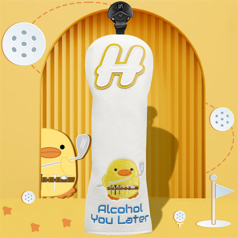 Alcohol You Later Golf Club Head Covers Set (Driver+Fariway+Hybrid)