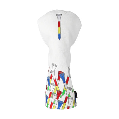 Colorful Tees Golf Head Covers Set