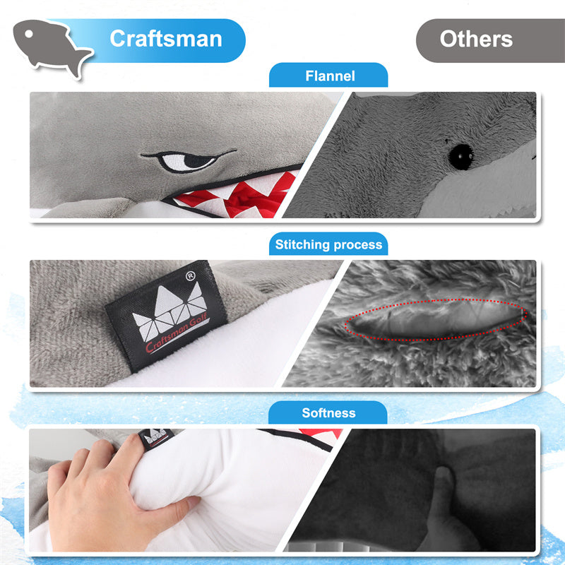 Grey Shark Golf Driver Head Cover-Craftsman golf