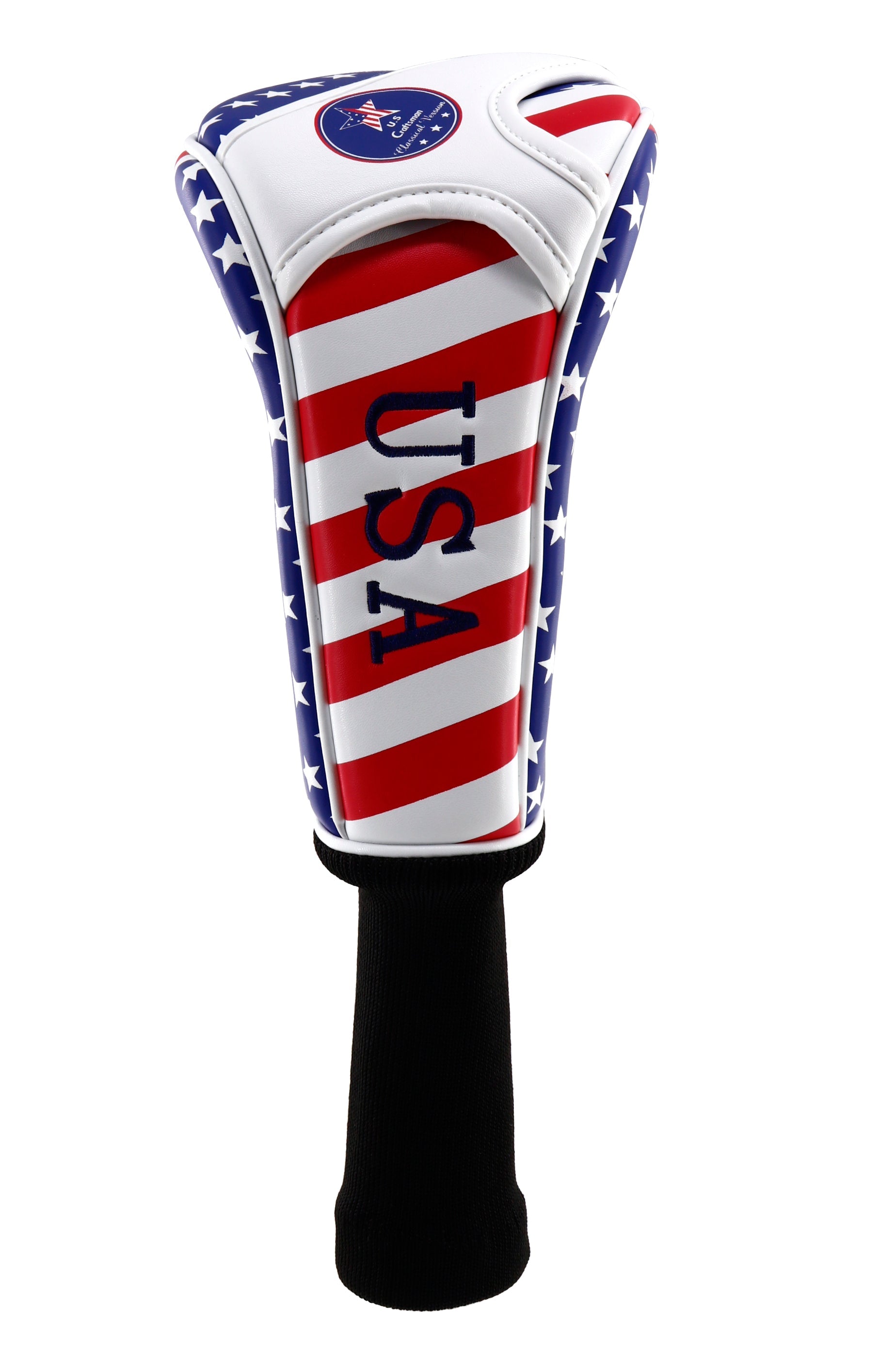 USA Flag Long Neck Sock Golf Head Cover-CraftsmanGolf