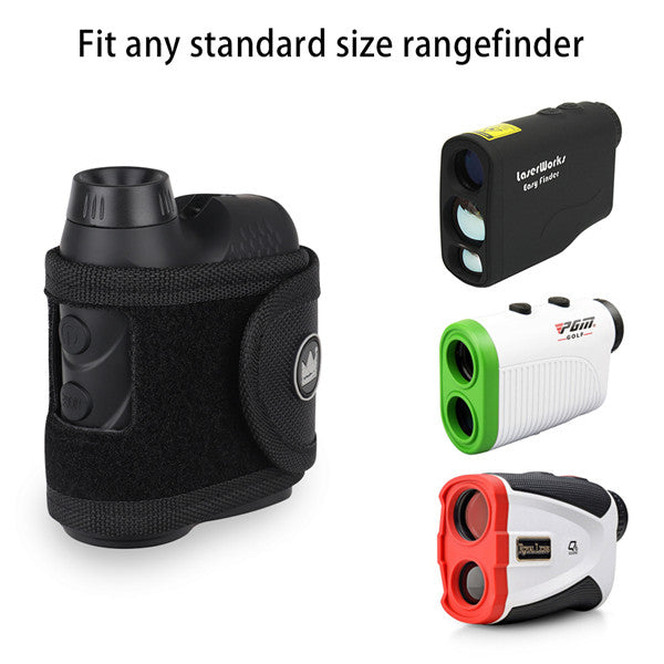Black Oxford Rangefinder Strap - CraftsmanGolf