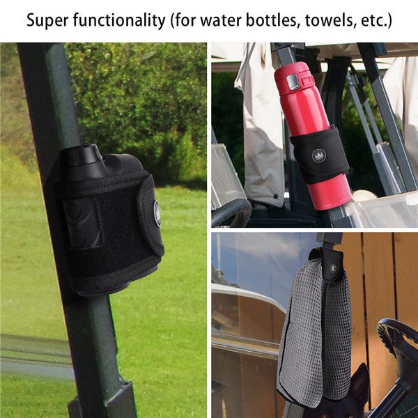 Black Oxford Rangefinder Strap - CraftsmanGolf