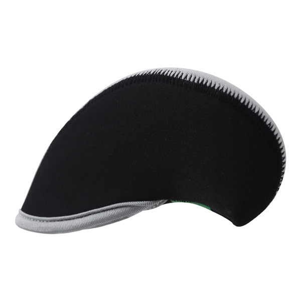 Black&Grey Clover Neoprene Iron Head Cover Set - CraftsmanGolf