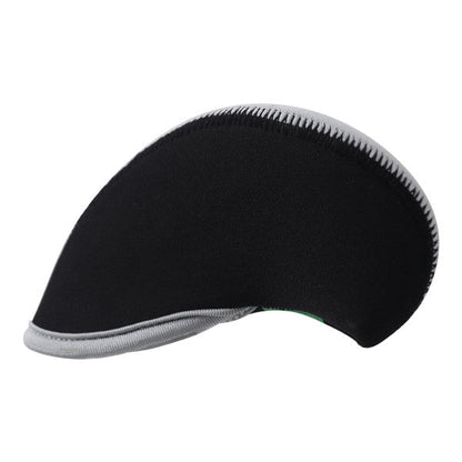 Black&Grey Clover Neoprene Iron Head Cover Set - CraftsmanGolf