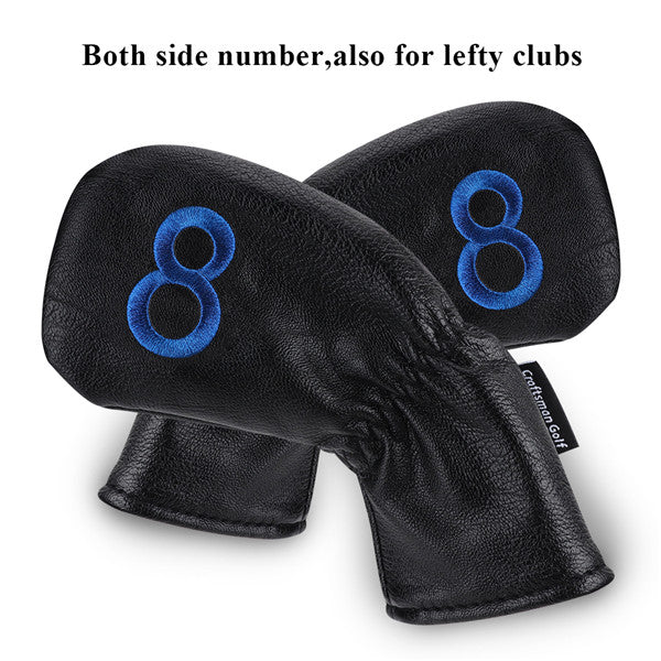 Both Sides Colorful Number Elastic Iron Headcovers Set - CraftsmanGolf