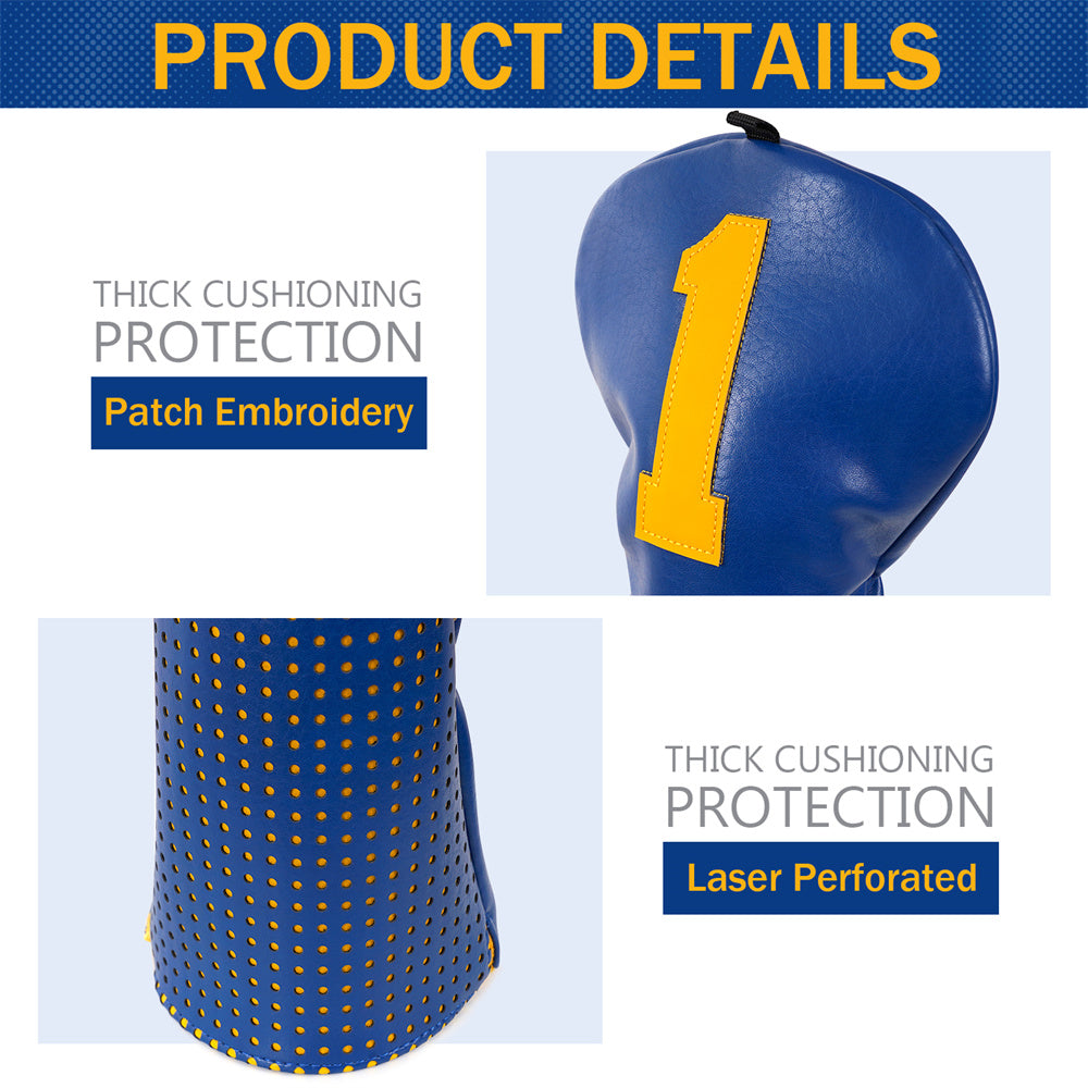 Navy Golf Club Driver Headcover