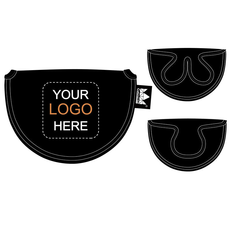 Personalized Mid-Mallet Putter Headcover with Your Logo or Name-CraftsmanGolf