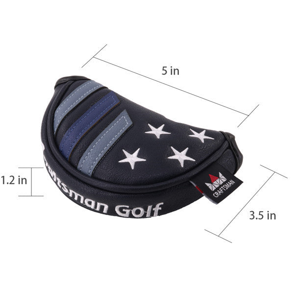 Mid Mallet Putter Cover Magnetic - Craftsman Golf