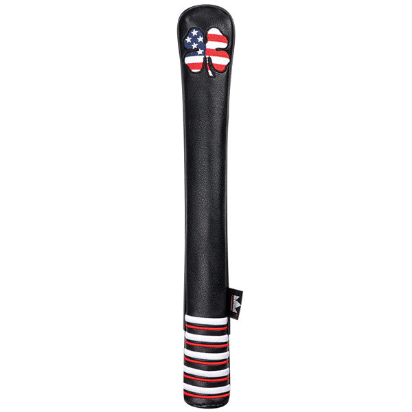 USA Flag Lucky Clover Alignment Stick Cover - CraftsmanGolf