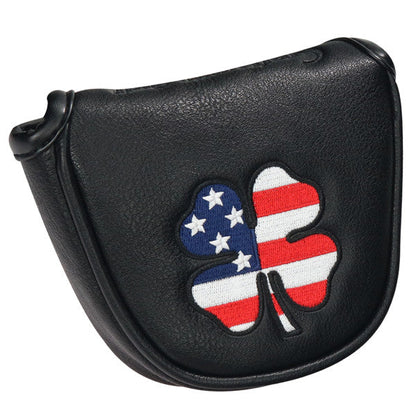 USA Flag Lucky Clover Mallet Putter Headcover - CraftsmanGolf