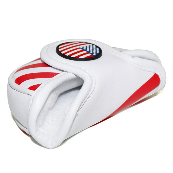 USA Flag Stars & Stripes Mid-Mallet Putter Head Cover - CraftsmanGolf