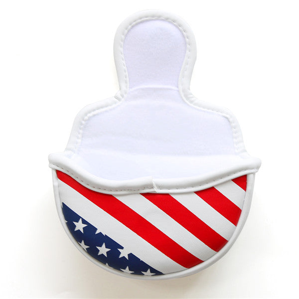 USA Flag Stars & Stripes Mid-Mallet Putter Head Cover - CraftsmanGolf